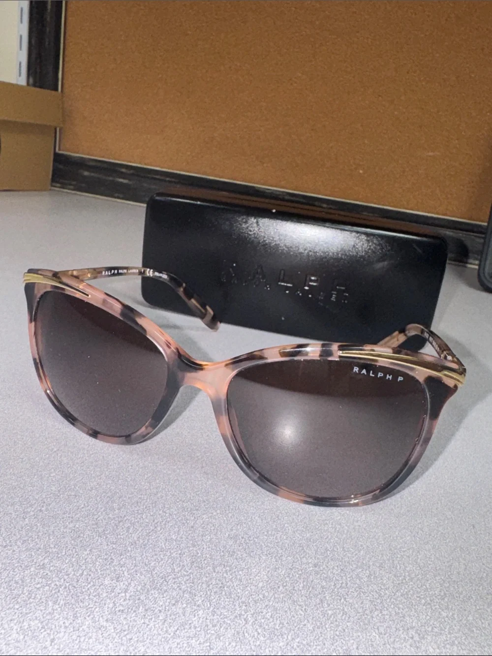 Ralph Lauren Tortoise Rounded Women's Sunglasses